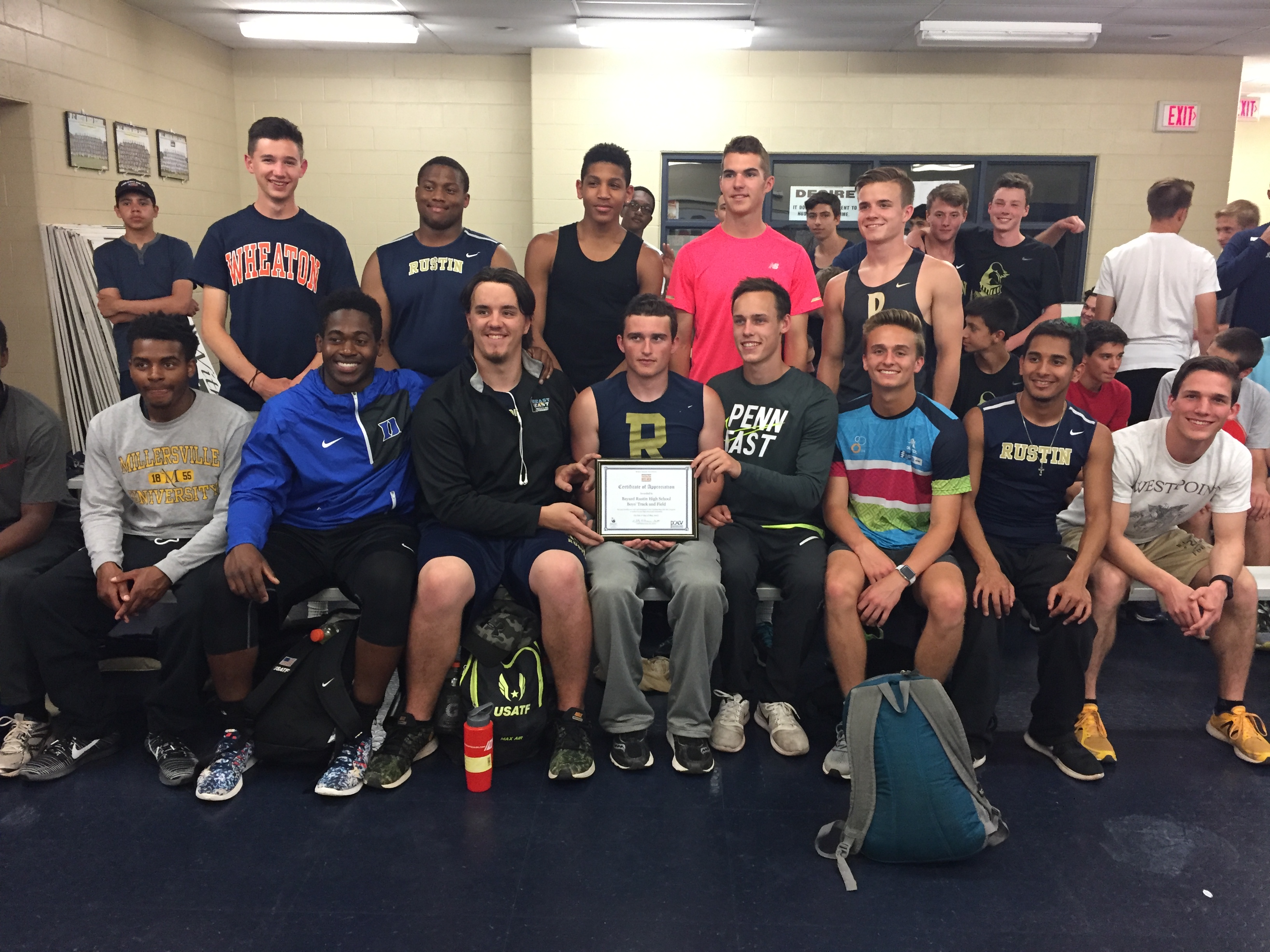  Rustin Boys Track and Field Team