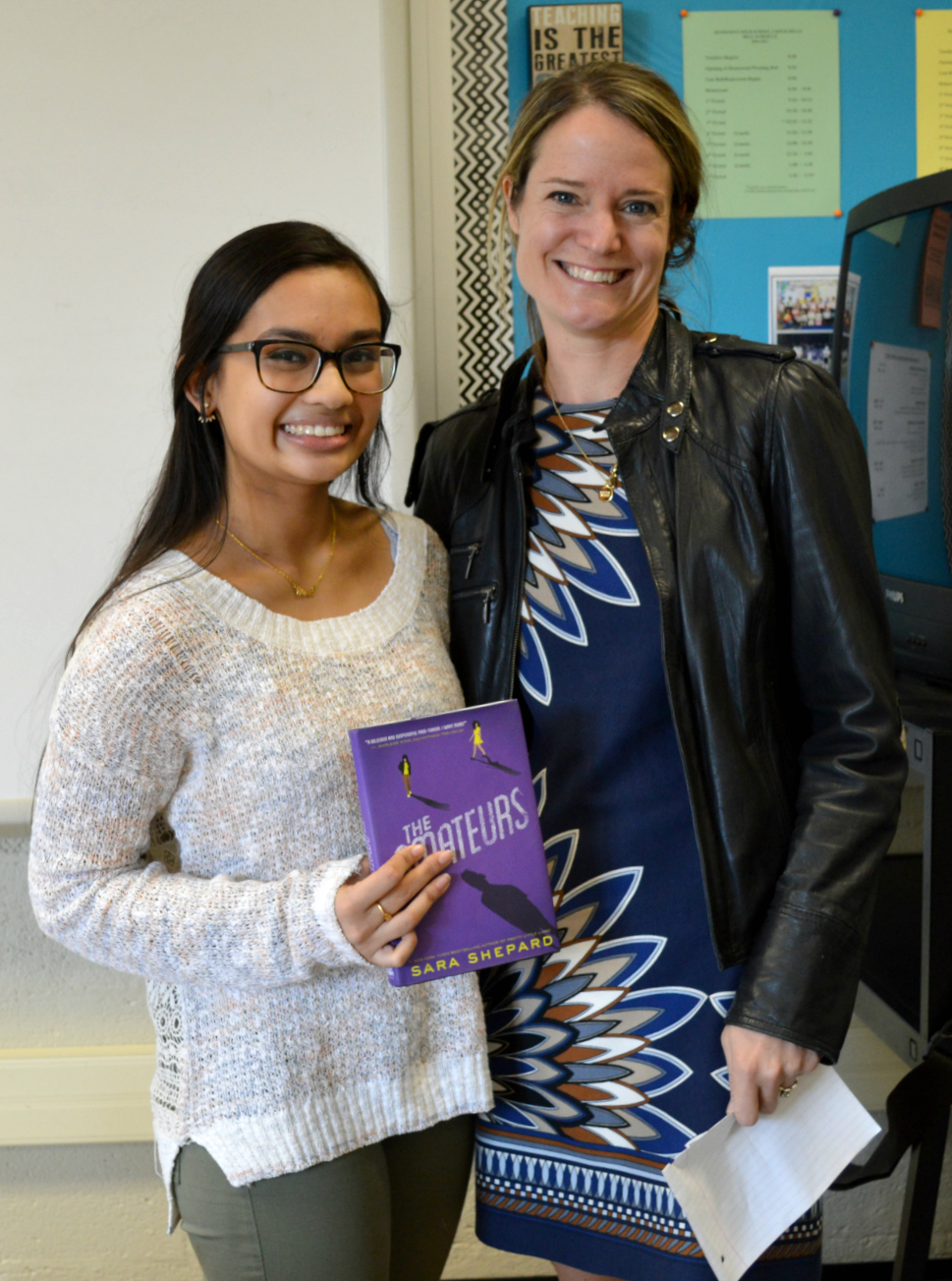 Sara Shepard and Priyanka